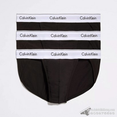 Quần lót nam Calvin Klein NB3334 Modern Cotton Stretch Sport Brief 3-pack Black